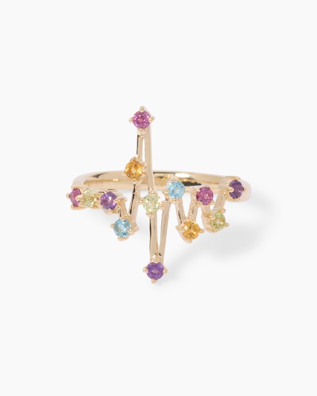 Ring mit Multi-Edelsteinen