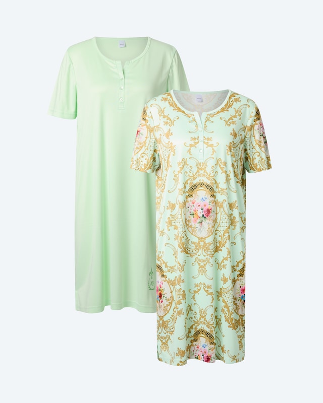 Night Shirt "Palais des Fleurs", 2 Stück