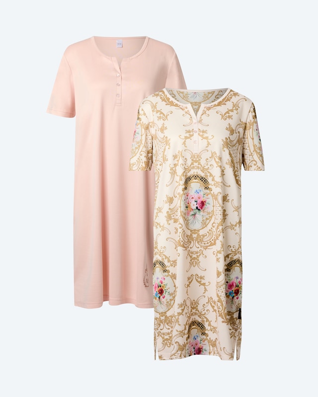 Night Shirt "Palais des Fleurs", 2 Stück