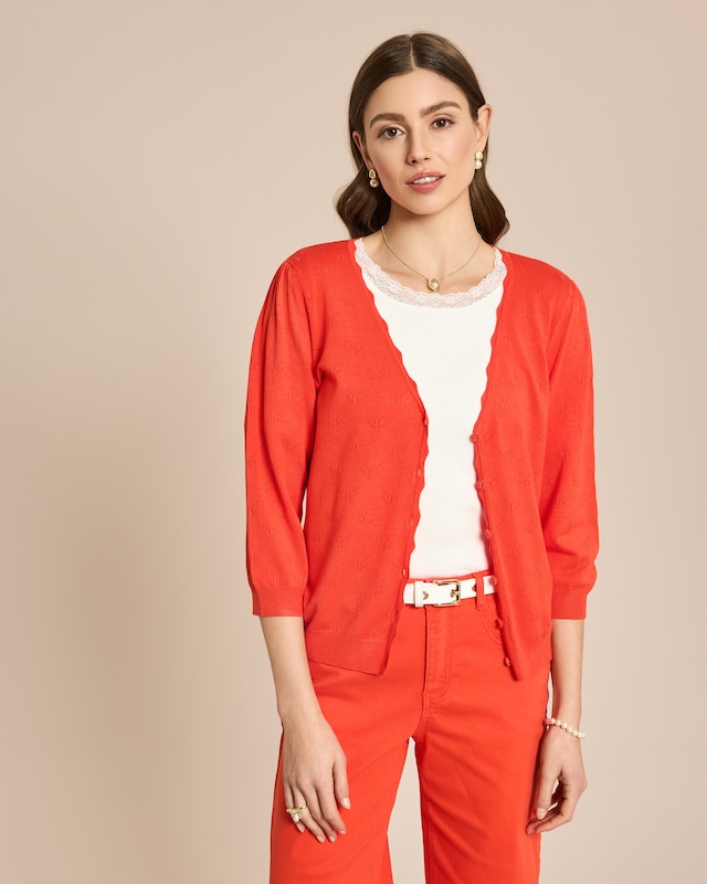 Cardigan Ajourstrick