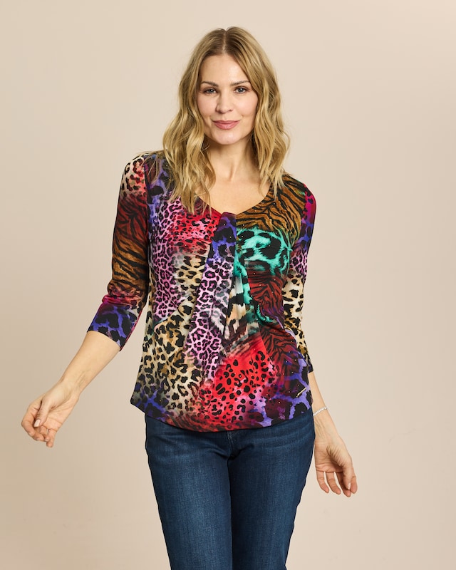 Shirt Multicolor-Animalprint