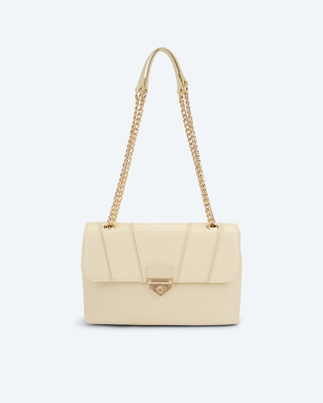 Überschlagtasche mit Kette