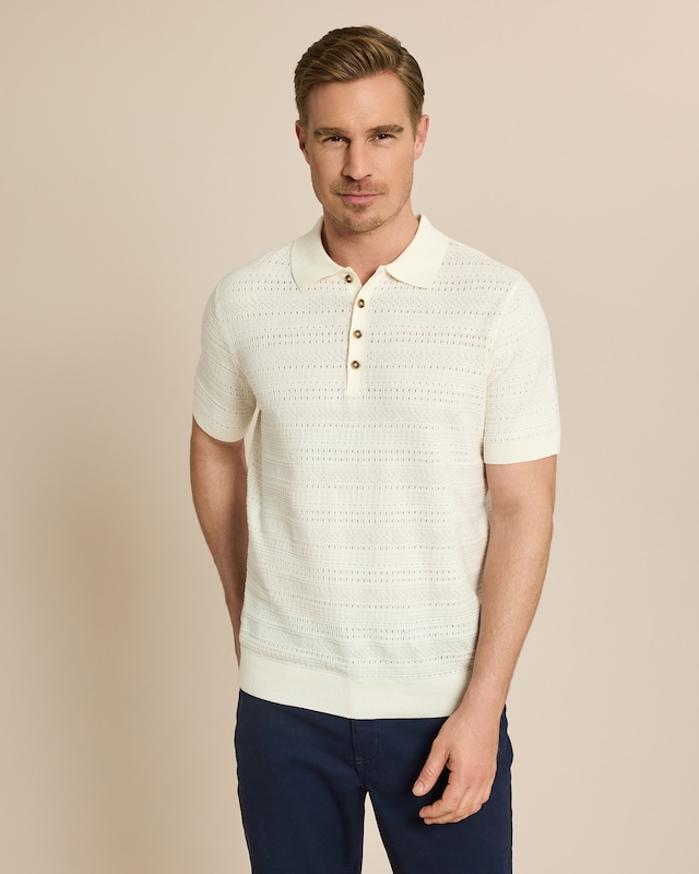 Strick-Poloshirt Vacation
