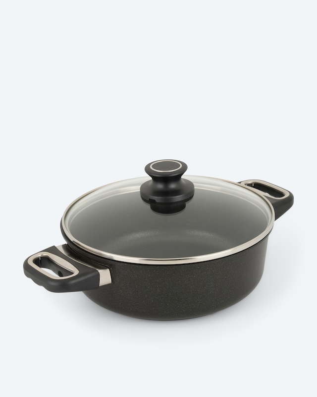 Schmortopf mit Glasdeckel