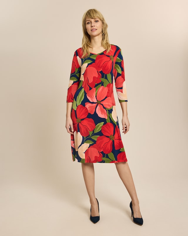 Kleid mit Blumendruck