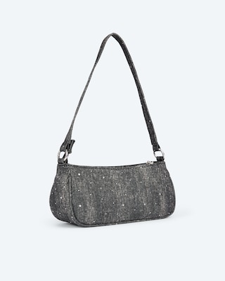 Produktabbildung 3 für Denim-Tasche mit Steinchen
