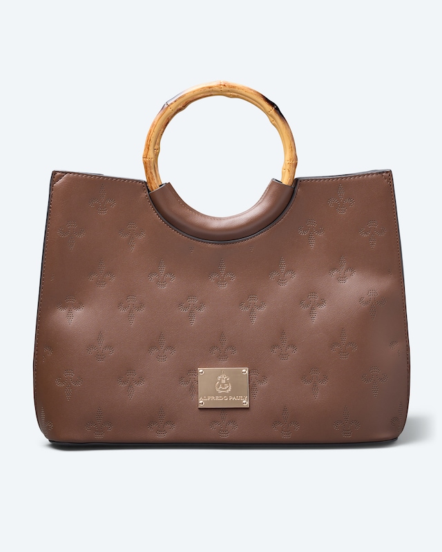 Tasche mit Bambusgriff