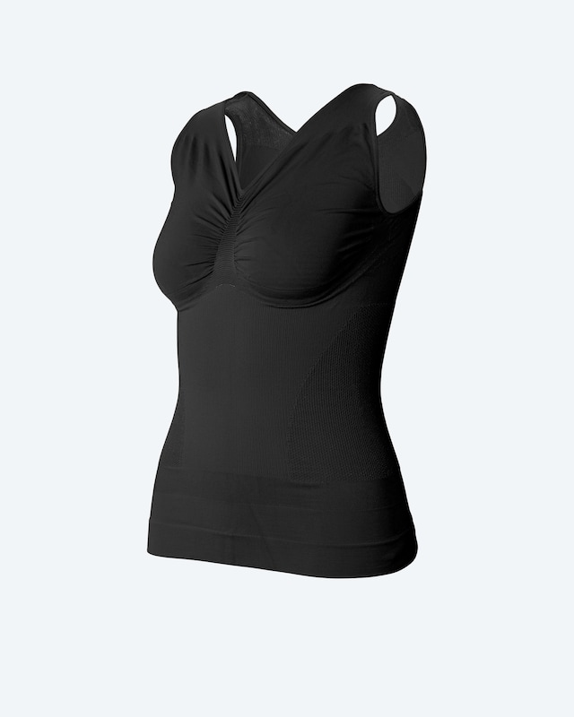 Retro Top V-Ausschnitt