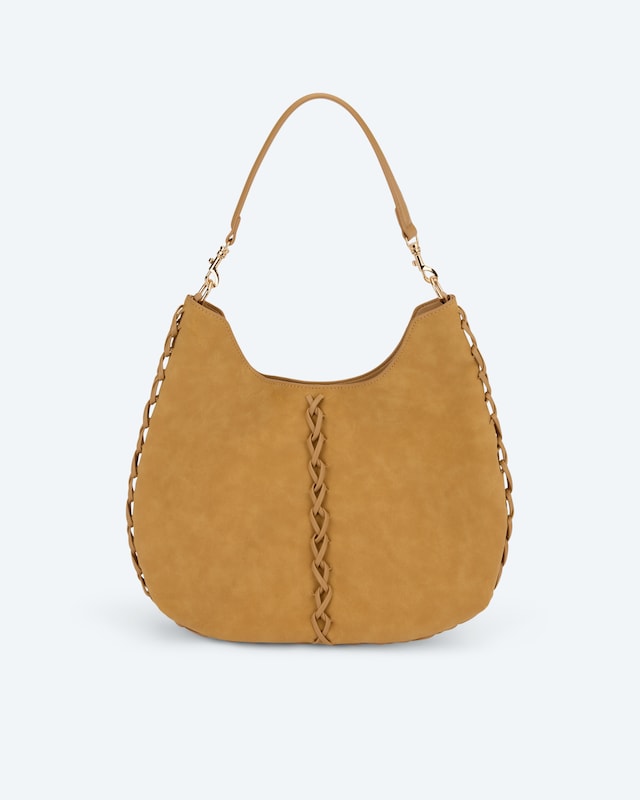 Beuteltasche mit Flechtung