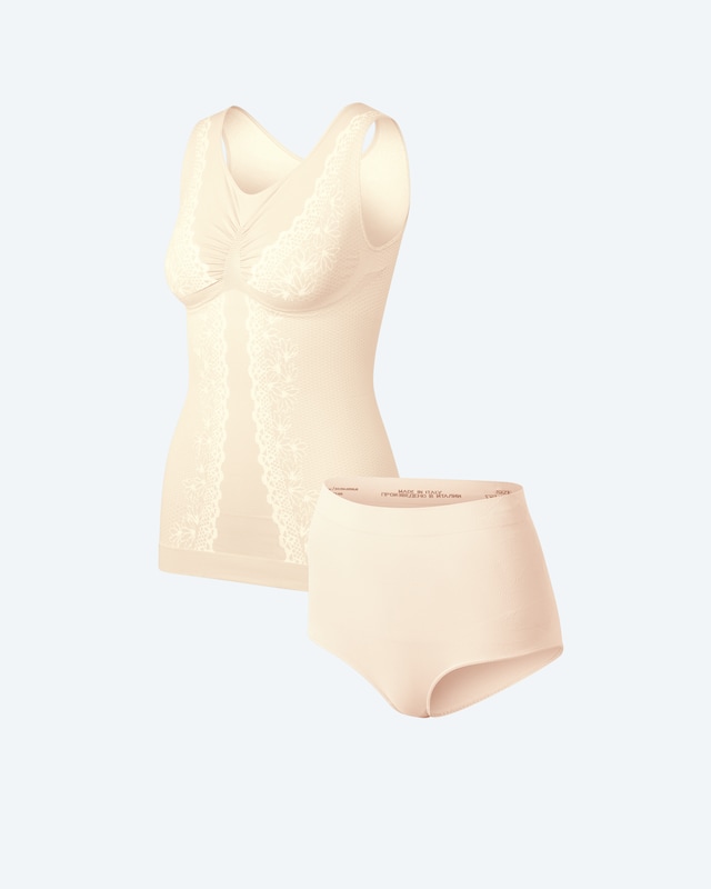 Set M.Control: Top Spitzenweste und Slip