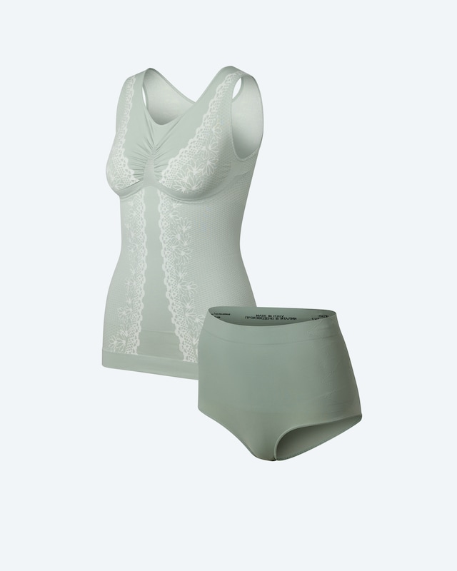 Set M.Control: Top Spitzenweste und Slip