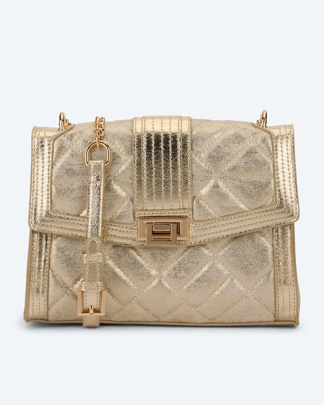 Überschlagtasche, Glanz-Optik