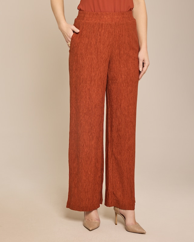 Schlupfhose mit Struktur