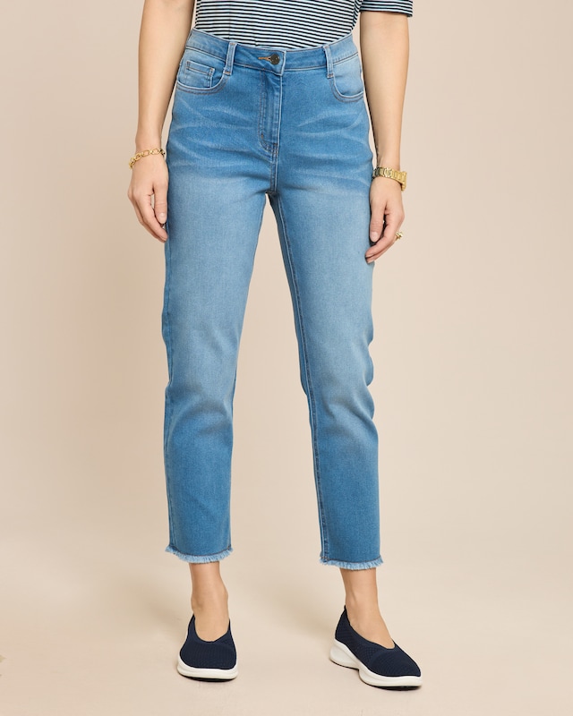 Slim Fit Denim Super Stretch 7/8