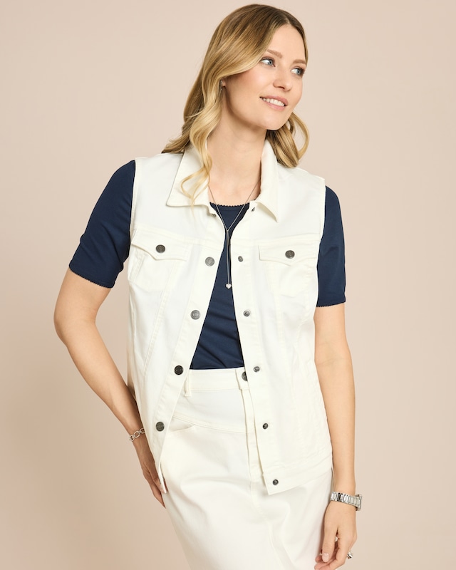 Denimweste Super Stretch