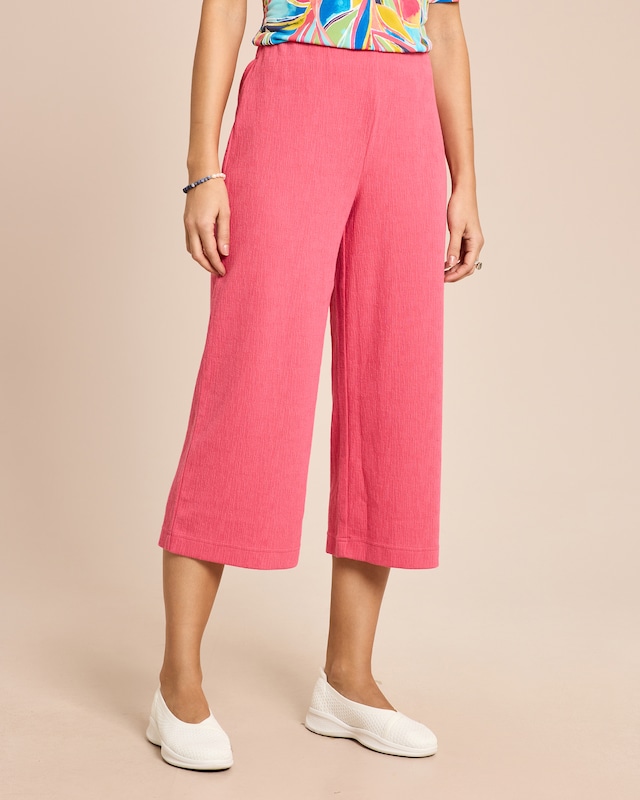 Schlupfhose Culotte Struktur-Jersey