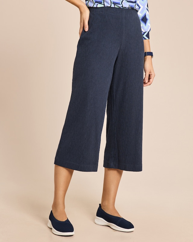 Schlupfhose Culotte Struktur-Jersey