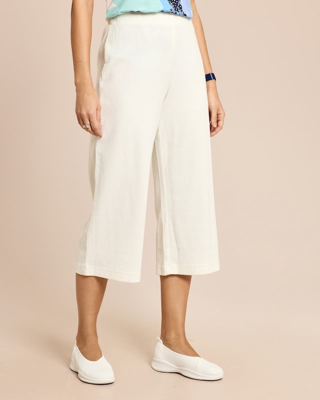 Schlupfhose Culotte Struktur-Jersey