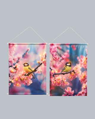 Produktabbildung 2 für LED-Wandbilder "Vögel", 2lg.