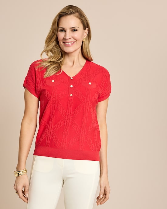 Produktabbildung für Pullover mit Strickmuster