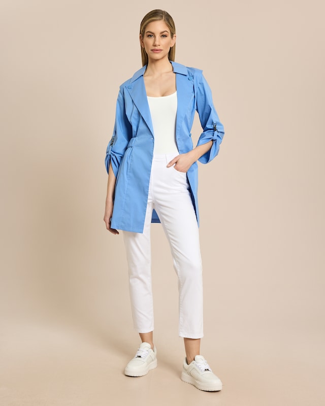 Blusenmantel in Trench-Optik