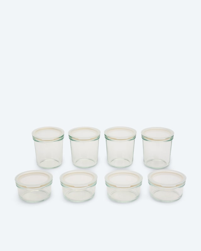 Vorratsdosen Set, 8tlg. rund