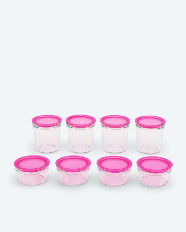 Vorratsdosen Set, 8tlg. rund