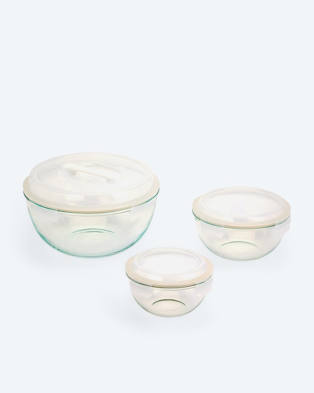 Schüssel-Set mit Griff, 3tlg.