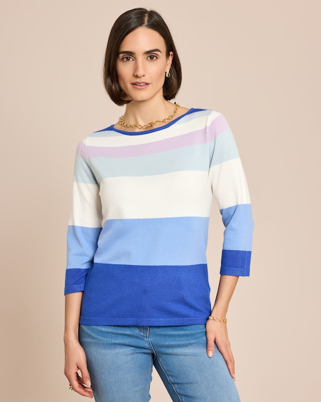 Pullover Color-Blocking