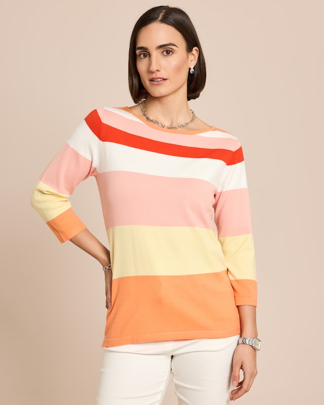 Pullover Color-Blocking