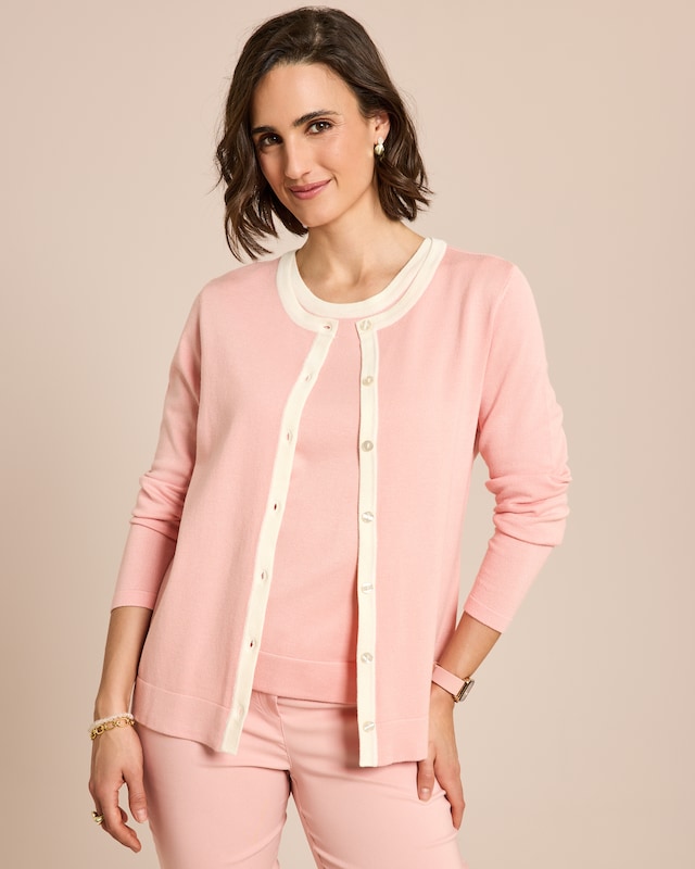 Twin-Set Strickjacke & Top