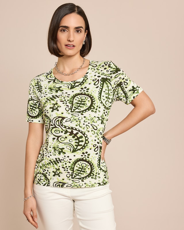 Shirt mit Paisley Druck