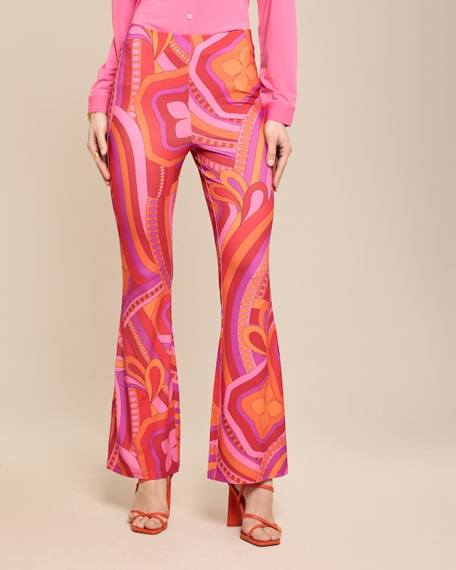 Hose mit Schlag und Exklusivdruck