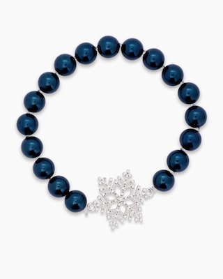 Produktabbildung 1 für Flexarmband mit Schneeflocken-Charm