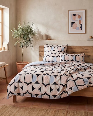 Produktabbildung 2 für Mako-Satin Wendebettwäsche "Palma", 3tlg.