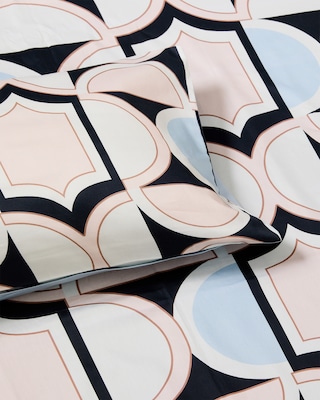 Produktabbildung 3 für Mako-Satin Wendebettwäsche "Palma", 3tlg.