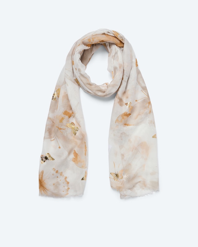 Schal mit Foilprint