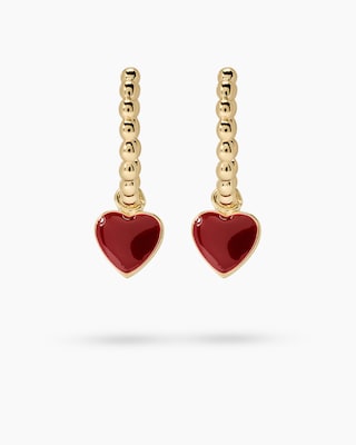 Produktabbildung 4 für Creolen mit Herz