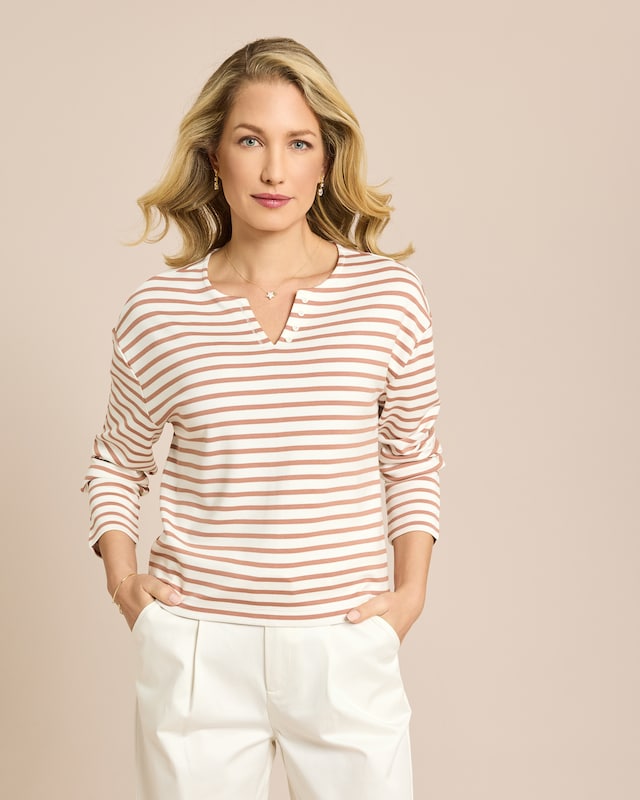 Heavy Shirt V-Ausschnitt