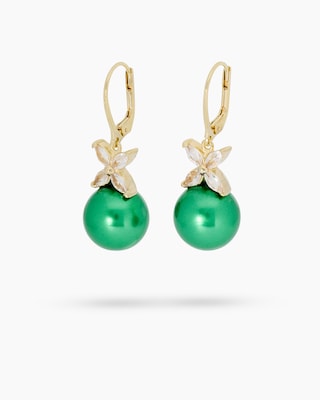 Produktabbildung 1 für Ohrhänger mit Muschelkernperlen 12 mm