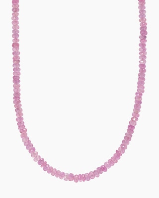 Produktabbildung 2 für Collier mit rosa Saphir