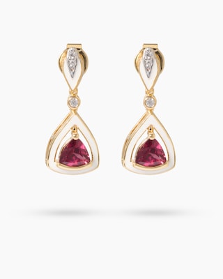 Produktabbildung 1 für Ohrstecker mit Rhodolith