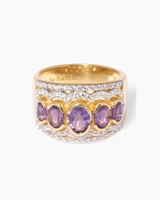 Produktabbildung 4 für Ring mit Amethyst