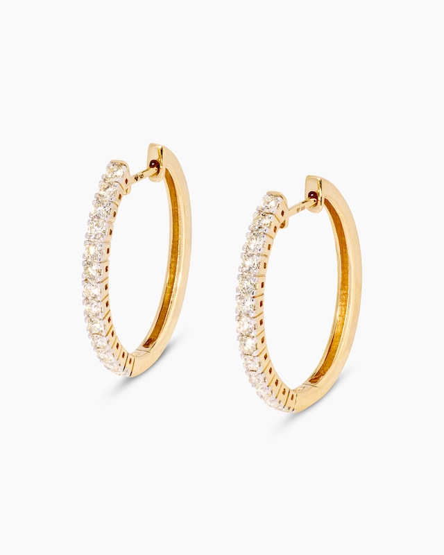 Brillant-Creolen 1,00 ct