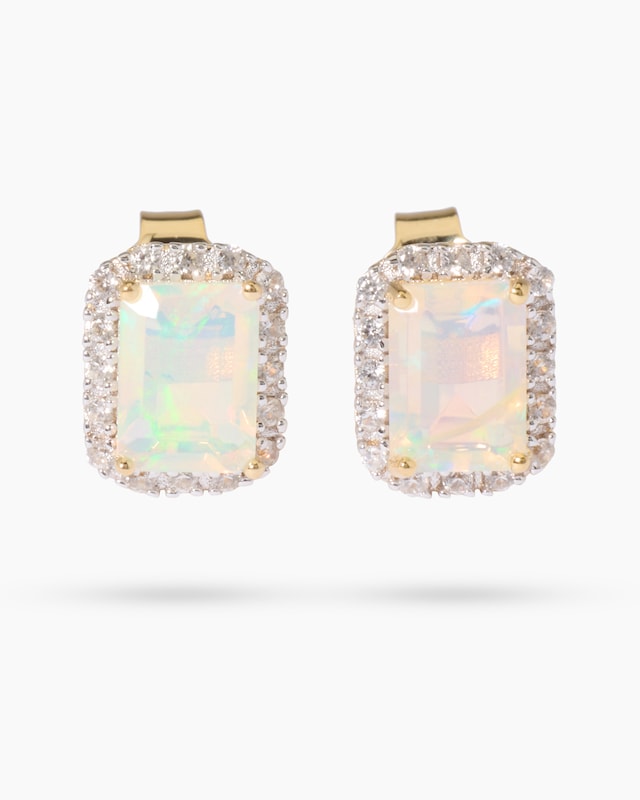 Ohrstecker mit äthiopischem Opal