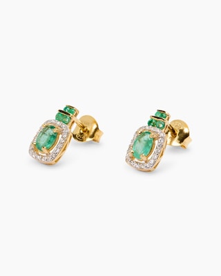 Produktabbildung 2 für Ohrstecker mit Smaragd