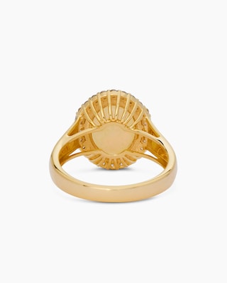 Produktabbildung 4 für Ring mit Äthiopischem Opal und Edelsteinen