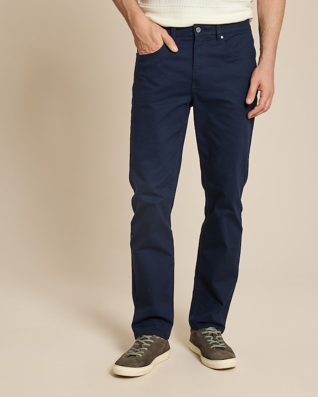 STRAIGHT Jeanshose aus Denim