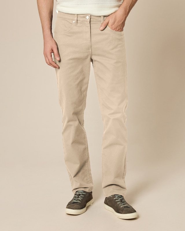 STRAIGHT Jeanshose aus Denim