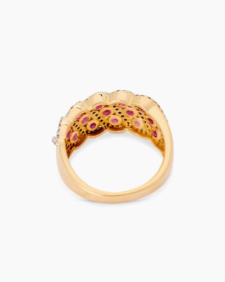 Produktabbildung 3 für Ring mit Sambia Rubin & Zirkon